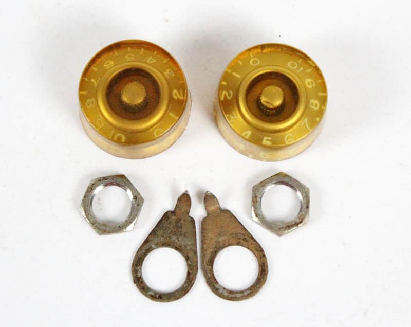 1974 Vintage Gibson Les Paul/L6-S/SG/ES Original Gold Speed Knobs 1970s USA image 1