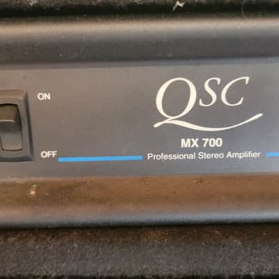 QSC MX 700 stereo power amp image 1