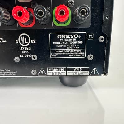 Onkyo TX-SR508 HDMI 7.1 Channel AV 560W Home Theater Receiver image 7