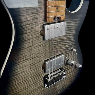 Cort G290 Fat II Electric Guitar, Trans Black Burst image 4