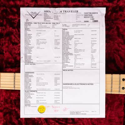 Used Fender Custom Shop 1968 Telecaster NOS Pink Paisley 2021 image 10