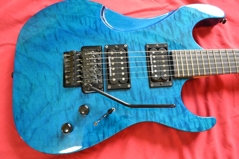 Washburn X40 Pro QTBL 2008 (Seymour Duncan + Original FR) | Reverb