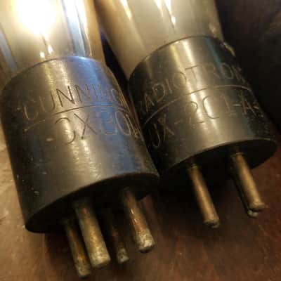 RCA etc. ONE (1) UX-201A Output Triode Antique tNOS AT1000 TESTED Vacuum Tube Engraved tall base 01A image 2