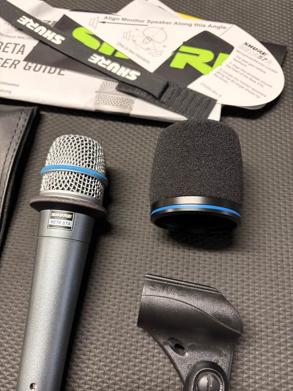 Shure BETA 57A Supercardioid Dynamic Instrument Microphone w/ Windscreen! Bild 1