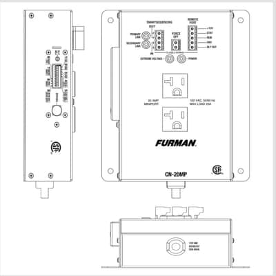 Furman CN-20MP | Smart Sequencer 20 Amp MiniPort Relay. New with Full Warranty! image 3