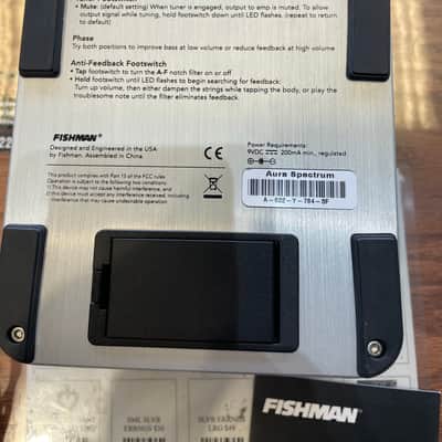 Fishman Aura Spectrum Acoustic Preamp / DI - Silver image 8