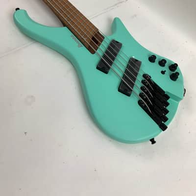 Ibanez Bass Workshop EHB1005MS Sea Foam Green Matte + GIG BAG - 5-String Electric Bass Guitar multiscale multi scale EHB 1005 MS image 10