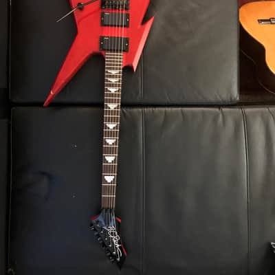 Bc rich B.C. Rich (death chuck schuldiner rick rozz ironbird )80's Trans red image 4