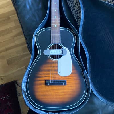 Silvertone S-65 60’s - Sunburst with DeArmond soundhole pickup image 1