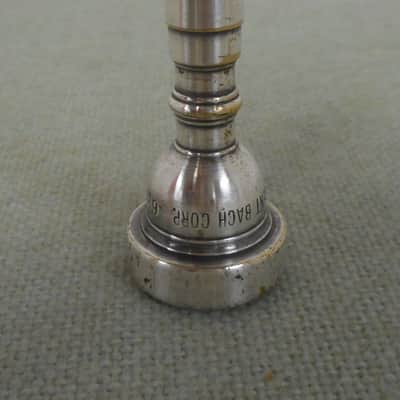 Bach 6BM Trumpet Mouthpiece Mid 2000's - Silver Plate image 1