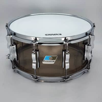 Used Ludwig Vistalite Snare Drum 14x6.5 Smoke - Excellent image 1