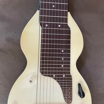 Epiphone Eddie Alkire E Harp 10-String Lap Steel, 1940s White image 11