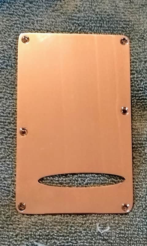 Fender Stratocaster Brass Backplate/Sustainer -polished image 1