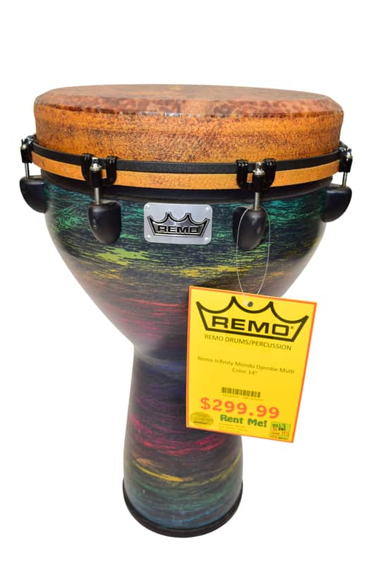 Remo Infinity Mondo 14" Djembe, Multi-color image 1