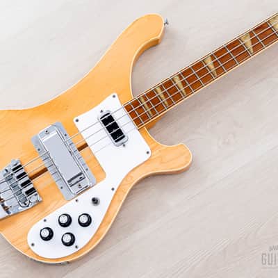 1979 Rickenbacker 4001 Vintage Neck Through Bass Mapleglo, 100% Original w/ Case image 1