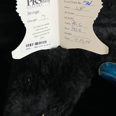 2004 PRS Single Cut - Blue Transparent image 18