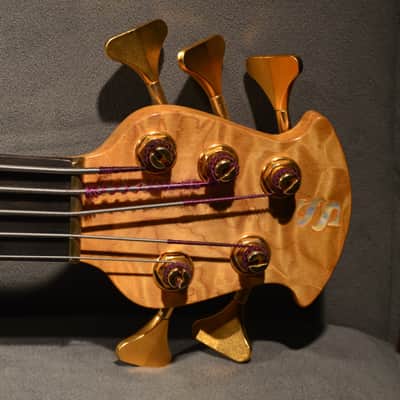 Surine 5 String Bass Guitar Quest Series flamed maple spectacular NTVII 5 active image 7