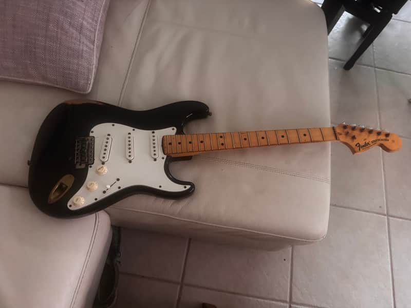Fender Stratocaster 1971 - black image 1