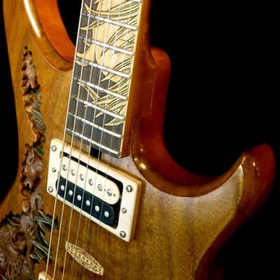 Blueberry Guitar Electric Baritone 2022 - Hand Carved & Handmade image 4
