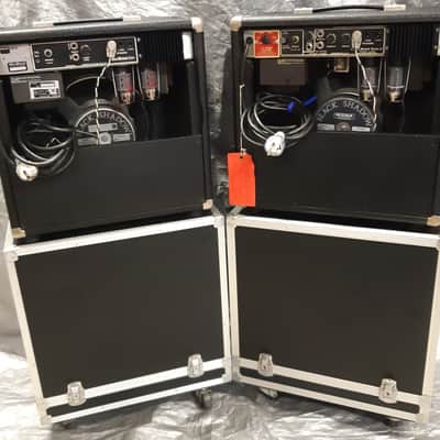Mesa Boogie MARK III SRGX 1989 BLUE STRIPE with 1990 SATELLITE 60 VALVE 5881/6L6 with SOFT COVERS and ROADCASES image 8