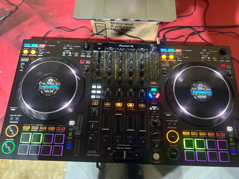 Pioneer DDJ-FLX10 4-Channel DJ Controller 2023 - Present - Black image 1