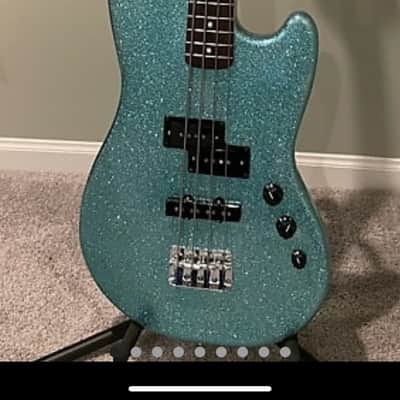 Ocean spray metal flake crook custom guitars electric bass guitars image 1