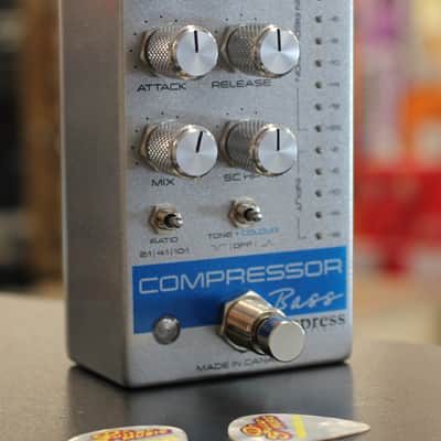 Empress Bass Compressor Bass Guitar Effects Pedal Silver image 1