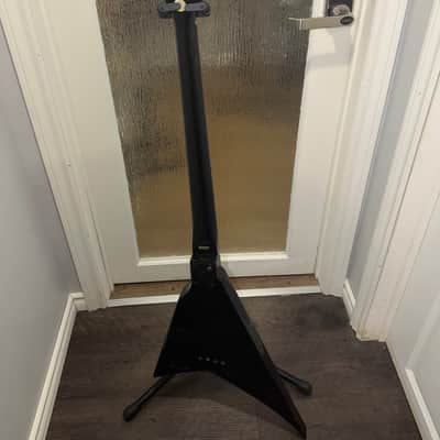 1985 Hondo Fame Series 871 Flying V Bass (Samick Korea - Factory Grover Tuners) image 4