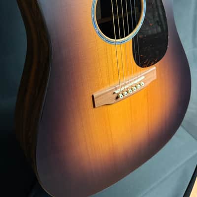 Martin D-X2E Ziricote Burst Dreadnought Acoustic-Electric Guitar Sunburst w/ Case image 5