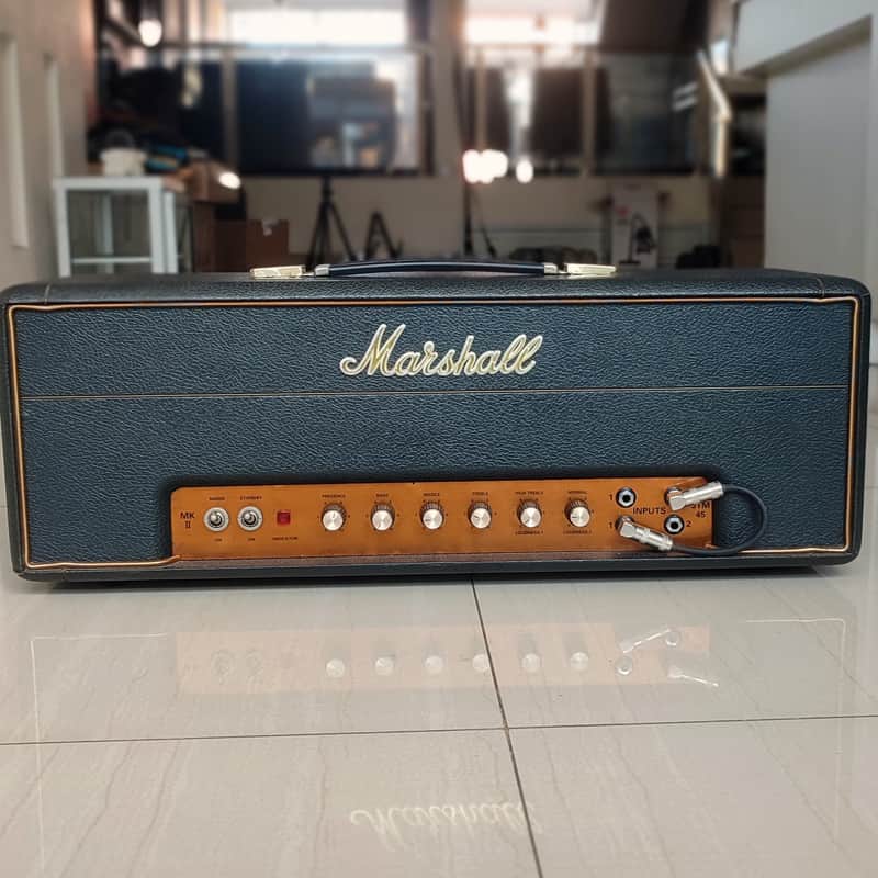 Marshall 2245 JTM45 MK II Reissue 2-Channel 30-Watt Guitar Amp Head 1989 - Present - Black image 1