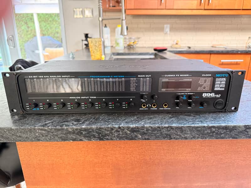 MOTU 896mk3 Hybrid Firewire / USB Interface 2012 - Present - Black image 1