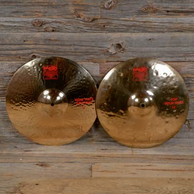 Paiste 14" 2002 Wild Hi-Hat Cymbals (Pair) 1980 - 2011