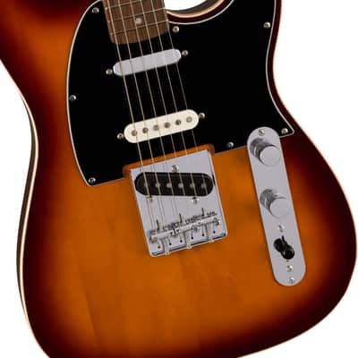 Squier Paranormal Custom Nashville Stratocaster, Laurel Fingerboard, Black Pickguard, Chocolate 2-Color Sunburst image 5