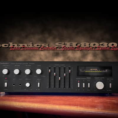 TECHNICS SH-8030 SPACE DIMENSION 🌈RaRe🌈 Stereo EQ Phono Preamp DSP Effect image 1