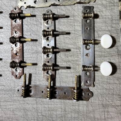 Vintage RARE 1960's Harmony Silvertone Kay Waverly Teisco Kluson 3x3 and 6 on a plate Guitar Tuners Luthier Parts image 5
