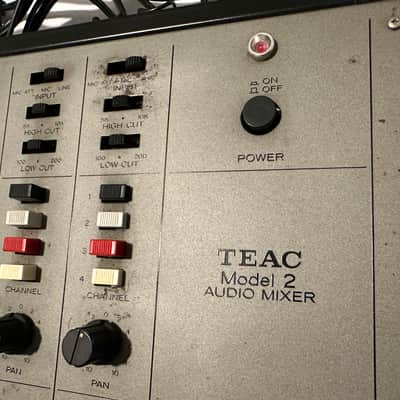 TEAC Model 2 - 1970s mixer - like new face plate and operation manual included see pics image 4