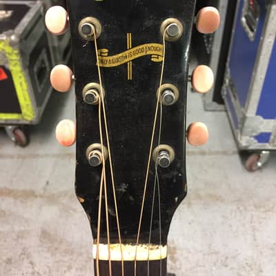 Wilco Loft Sale - Gibson Banner LG-2 1945 Sunburst w/ orig case owned by Jeff Tweedy image 5