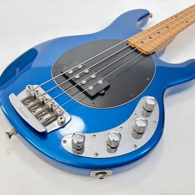Music Man Stingray 4H EX 3EQ Lake Placid Blue 2000 made in Japan image 5