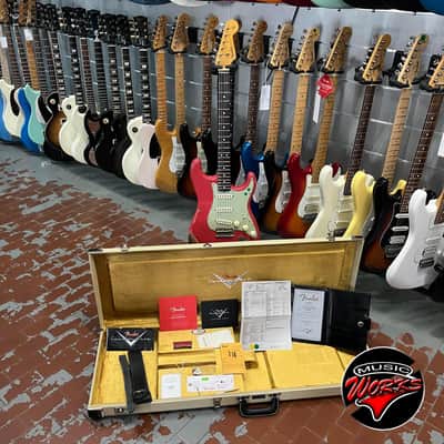 Fender Custom Shop Ltd Limited 63 Stratocaster Heavy Relic Fiesta Red image 8