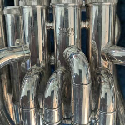 Yamaha YEP-321S Intermediate 4-Valve Euphonium late 70's - 80's - Silver-Plated image 2