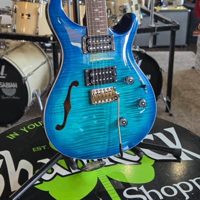 2025 PRS SE Custom 24 Semi-Hollow Piezo - Lake Blue image 2