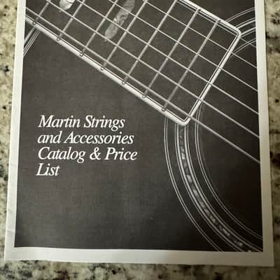 Martin Accessories catalog 1989 image 1