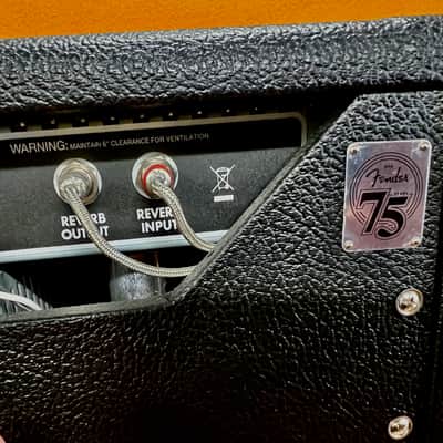 Fender '64 Custom Hand-Wired Princeton Reverb-Amp 12-Watt 1x10" Guitar Combo 2020 - Present - Black image 5