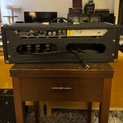 Fender Bassman 100 2-Channel 100-Watt Guitar Amp Head 1972 - 1976 Silverface image 2