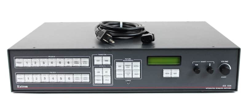 Extron ISS-506 6 Channel Seamless 1080i HDTV Switcher w/DVI Out image 1