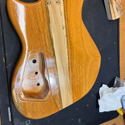 Eichel 4 String Bass Body and Neck 2024 - Clear image 3