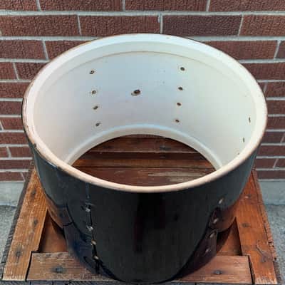 1960s Ludwig 9x13 Pre-Serial Super Classic Tom Drum Shell Black image 7
