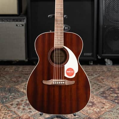 Fender California Standard Monterey E Acoustic/Electric Guitar - Natural Sapele image 4