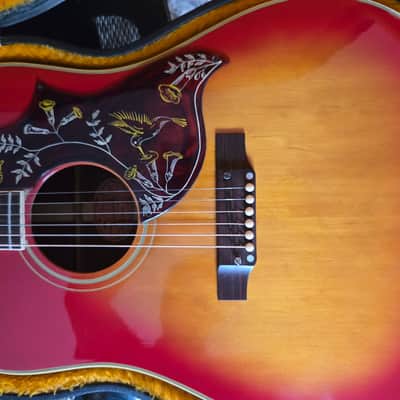 Gibson Hummingbird 1960 - 1968 - Cherry Sunburst image 4
