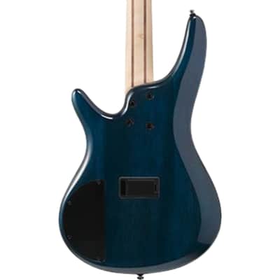 Ibanez SR400EQM-SCB Bass Quilted Maple Stained Cosmic Blue Starburst Jatoba Fretboard image 3